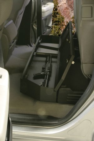 Toyota Tundra Underseat Storage Box - Rear - Tuffy Products - Lockbox - Black - `07-`22